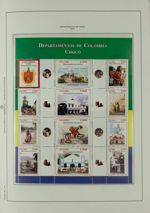 Álbum de Colombia - Emisiones Regionales y Pliegos Temático