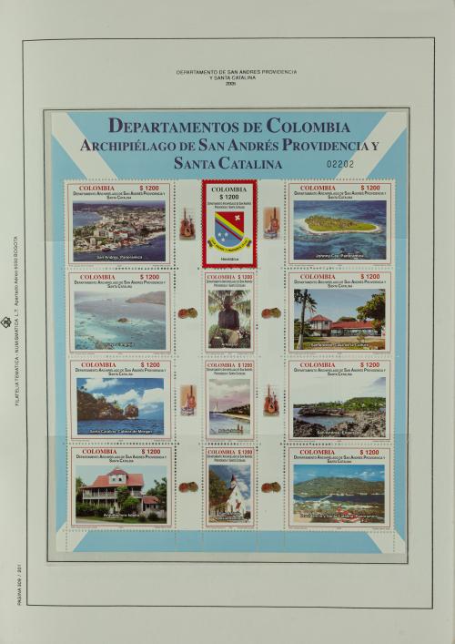 Álbum de Colombia - Emisiones Regionales y Pliegos Temático
