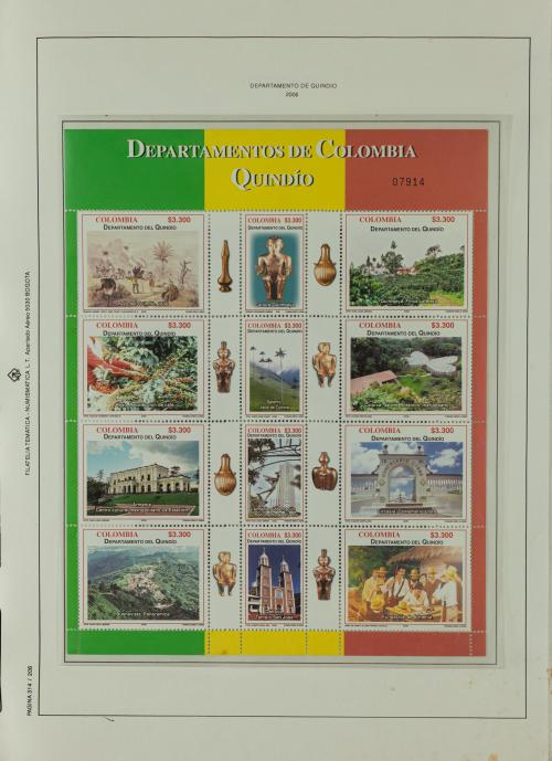 Álbum de Colombia - Emisiones Regionales y Pliegos Temático