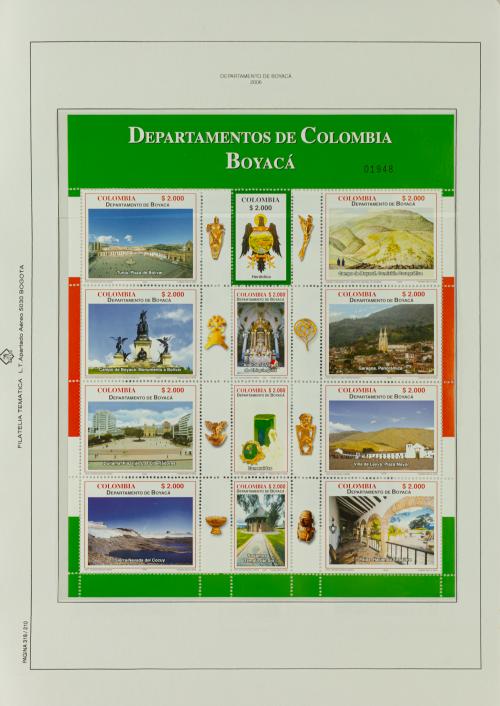 Álbum de Colombia - Emisiones Regionales y Pliegos Temático