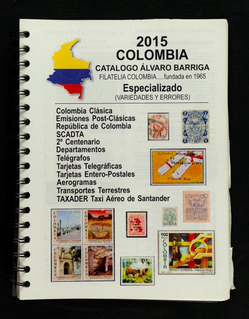 Catálogo Especializado de Filatelia de Colombia (Álvaro Bar