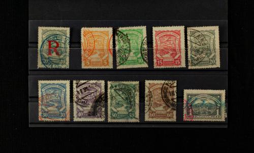 Serie Correo Aéreo SCADTA (1923) + Recomendado Aéreo R37