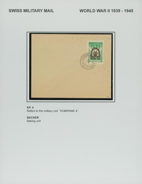 Correo Militar de Suiza durante la Segunda Guerra Mundial
