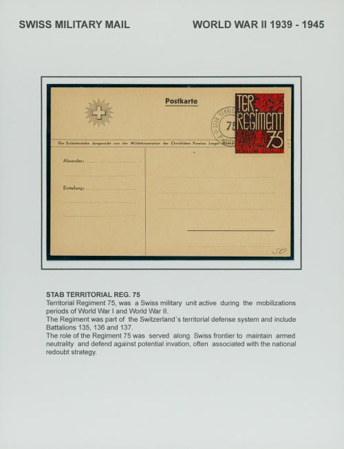Correo Militar de Suiza durante la Segunda Guerra Mundial