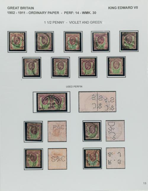 Gran Bretaña - Colección Especializada del Rey Jorge V