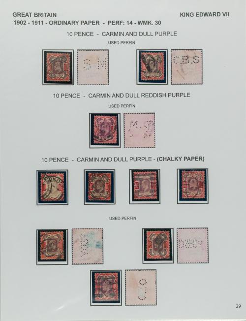 Gran Bretaña - Colección Especializada del Rey Jorge V
