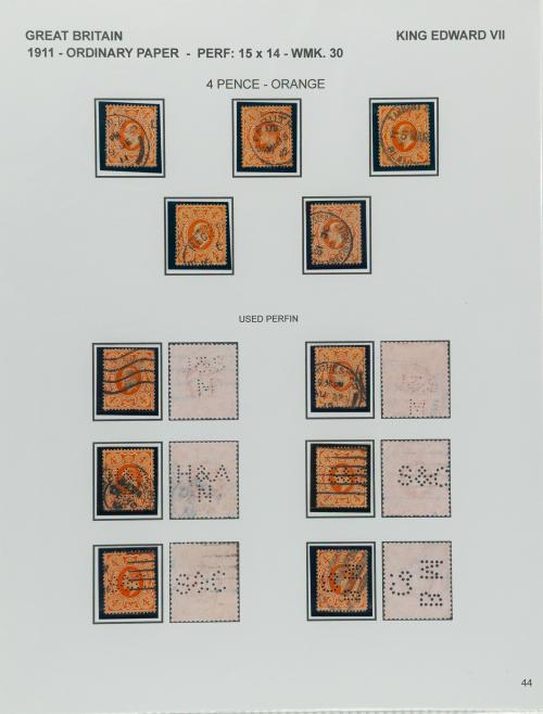 Gran Bretaña - Colección Especializada del Rey Jorge V