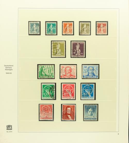 Berlín - Colección Completa con Hoja Filatélica N.° 1 Certi