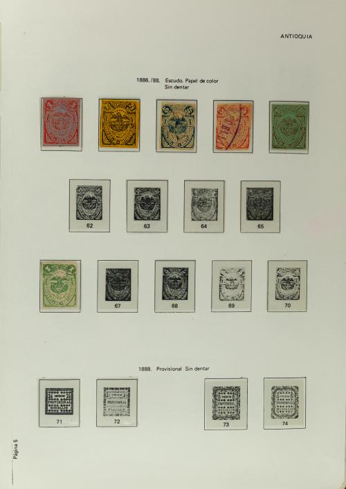 Álbum de Antioquia y Correo Urbano de Medellín