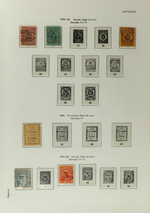 Álbum de Antioquia y Correo Urbano de Medellín