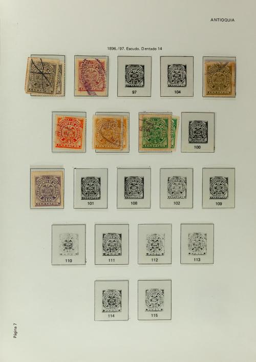 Álbum de Antioquia y Correo Urbano de Medellín