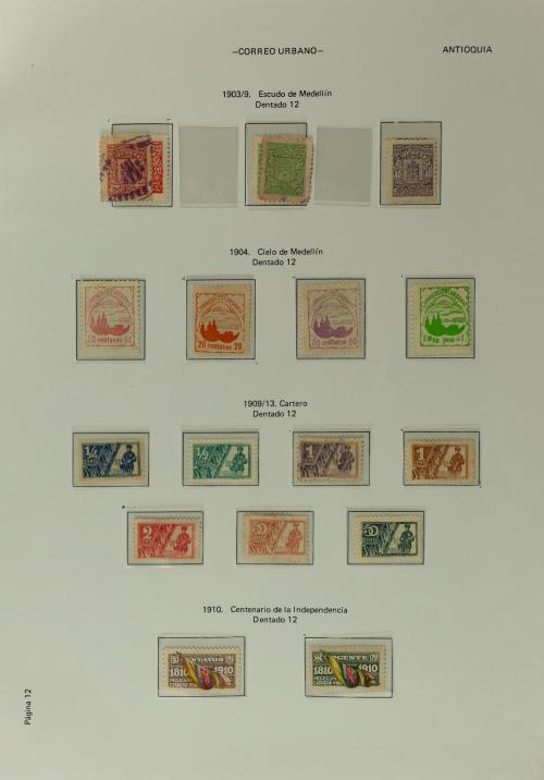 Álbum de Antioquia y Correo Urbano de Medellín