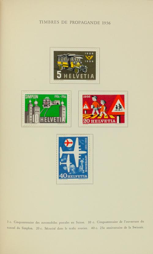 Álbum Souvenir de Suiza - Organizaciones Internacionales y