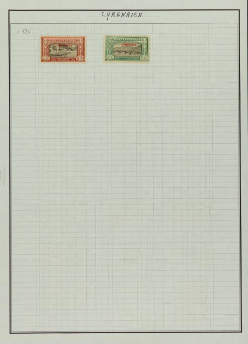 Conjunto Filatélico Internacional - Cirenaica, Creta, Croac