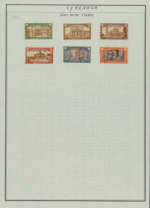 Conjunto Filatélico Internacional - Cirenaica, Creta, Croac