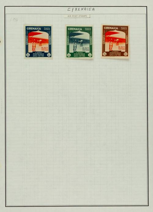 Conjunto Filatélico Internacional - Cirenaica, Creta, Croac