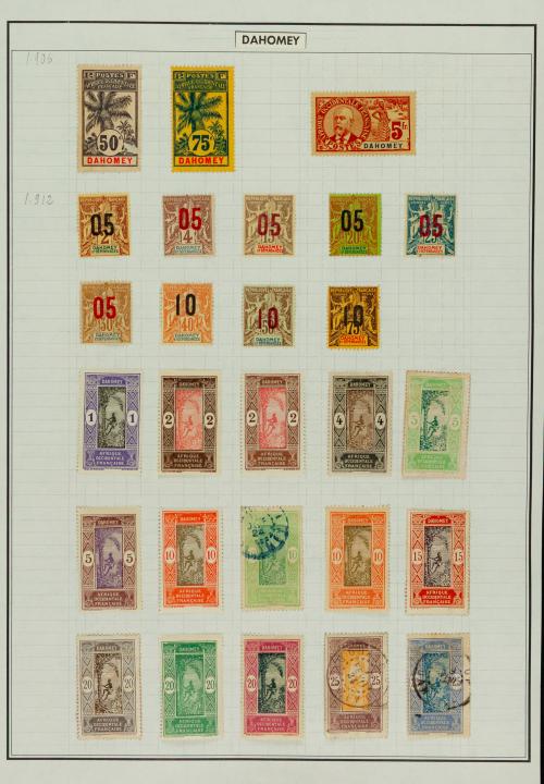 Dahomey, Dalmacia, Indias Occidentales Danesas, Dhofar y Yi