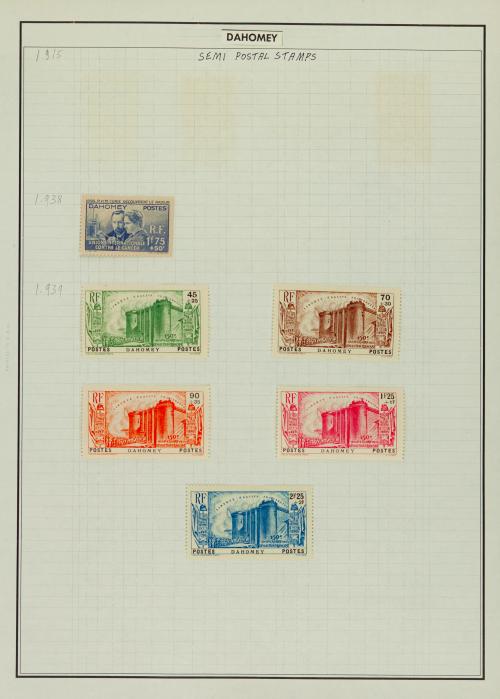 Dahomey, Dalmacia, Indias Occidentales Danesas, Dhofar y Yi