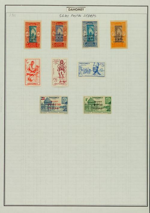 Dahomey, Dalmacia, Indias Occidentales Danesas, Dhofar y Yi