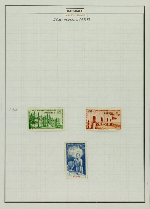 Dahomey, Dalmacia, Indias Occidentales Danesas, Dhofar y Yi