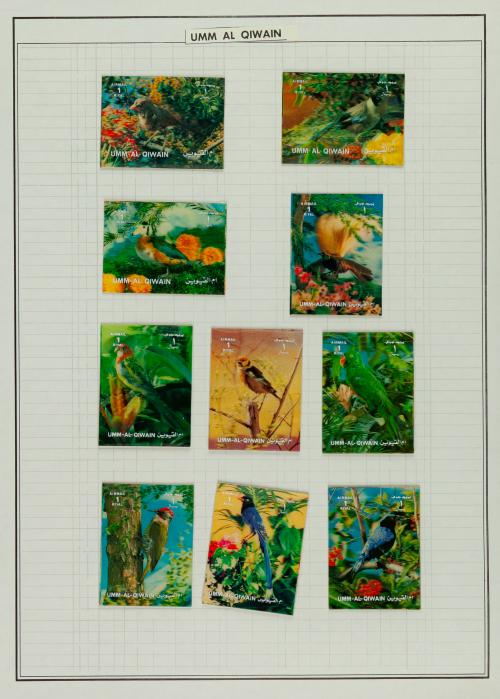 Colección de Ucrania, Emiratos Árabes, Uganda y Ubangui-Sha