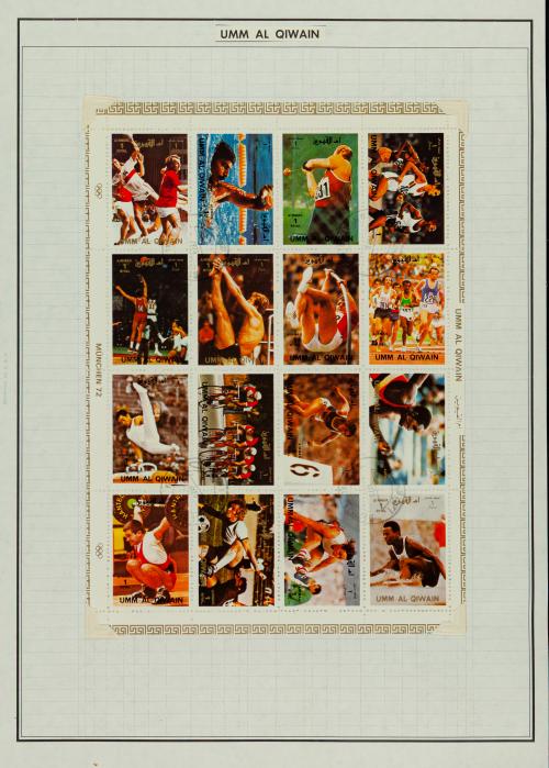 Colección de Ucrania, Emiratos Árabes, Uganda y Ubangui-Sha
