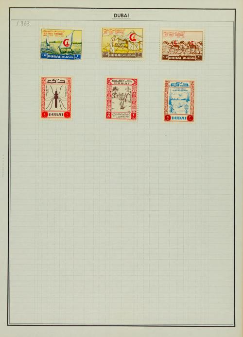 Colección de Ucrania, Emiratos Árabes, Uganda y Ubangui-Sha