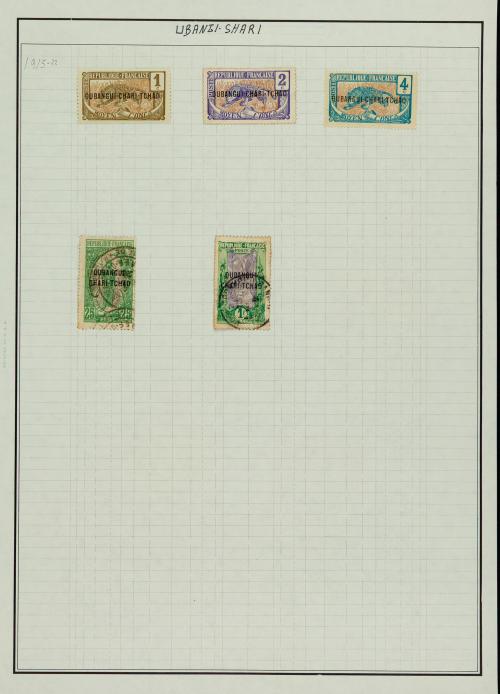 Colección de Ucrania, Emiratos Árabes, Uganda y Ubangui-Sha