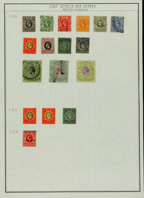 Colección de Ucrania, Emiratos Árabes, Uganda y Ubangui-Sha
