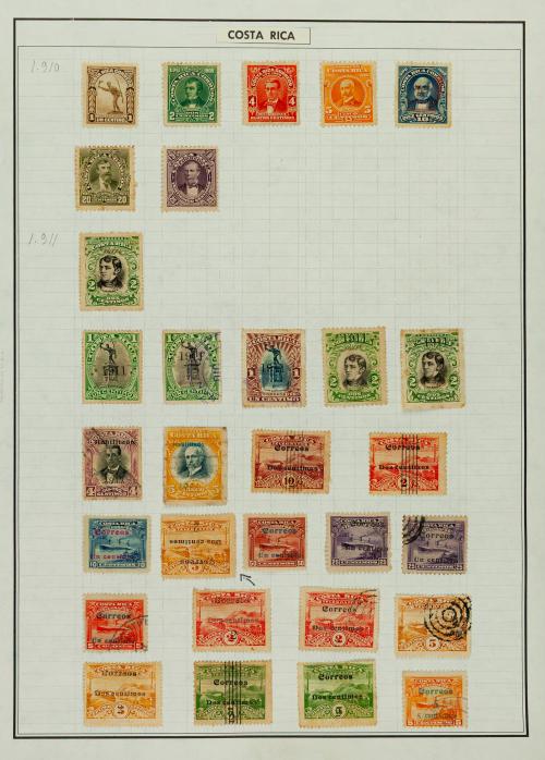 Colección Filatélica de Costa Rica