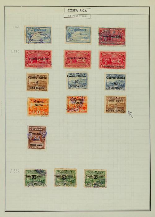 Colección Filatélica de Costa Rica