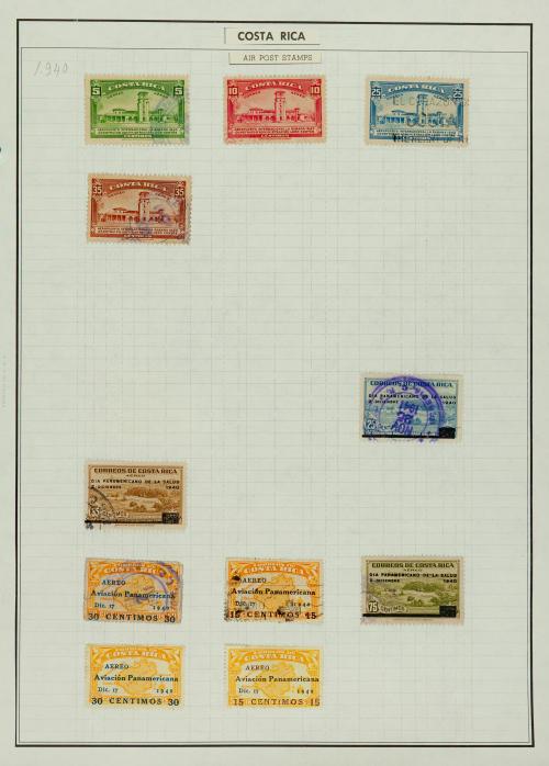 Colección Filatélica de Costa Rica
