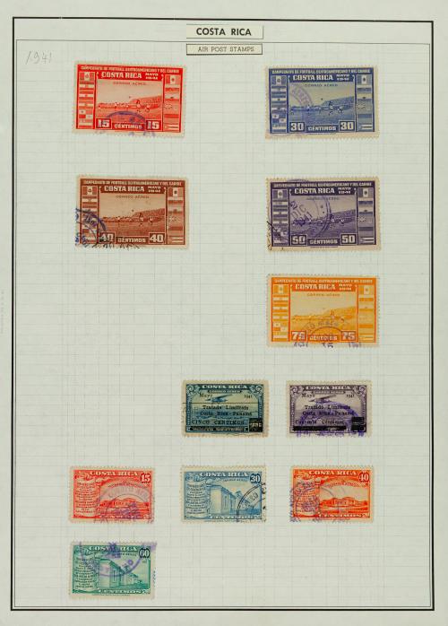 Colección Filatélica de Costa Rica