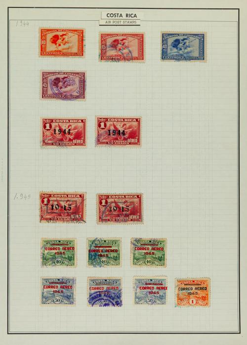 Colección Filatélica de Costa Rica