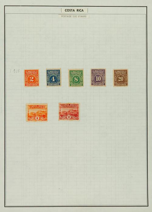 Colección Filatélica de Costa Rica