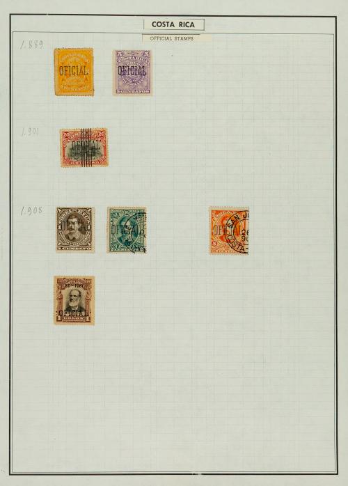 Colección Filatélica de Costa Rica