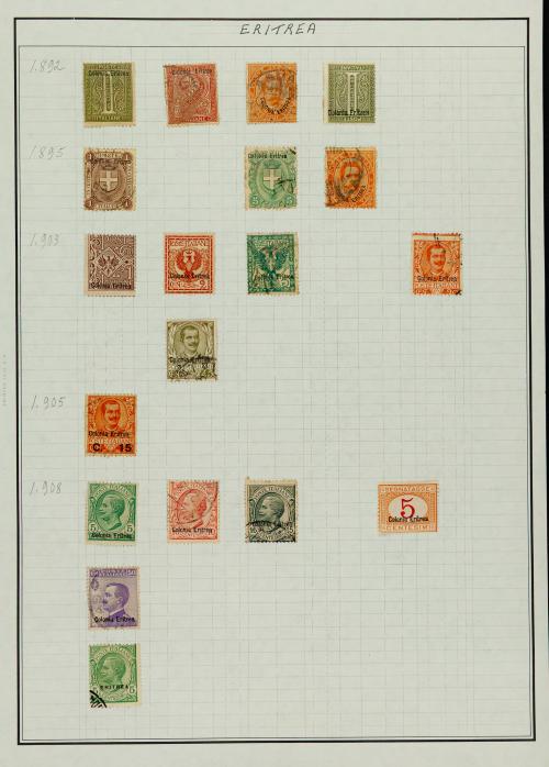 Colonia Eritrea (1892-1936) y República de Estonia (1918-19