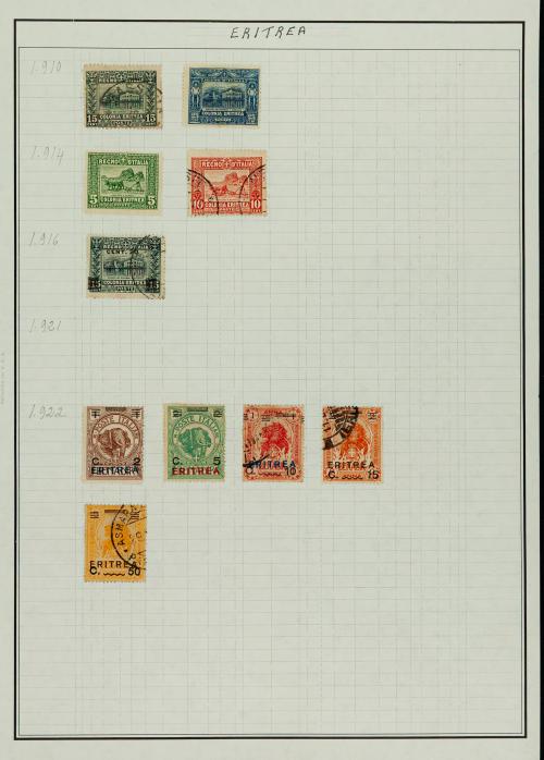 Colonia Eritrea (1892-1936) y República de Estonia (1918-19