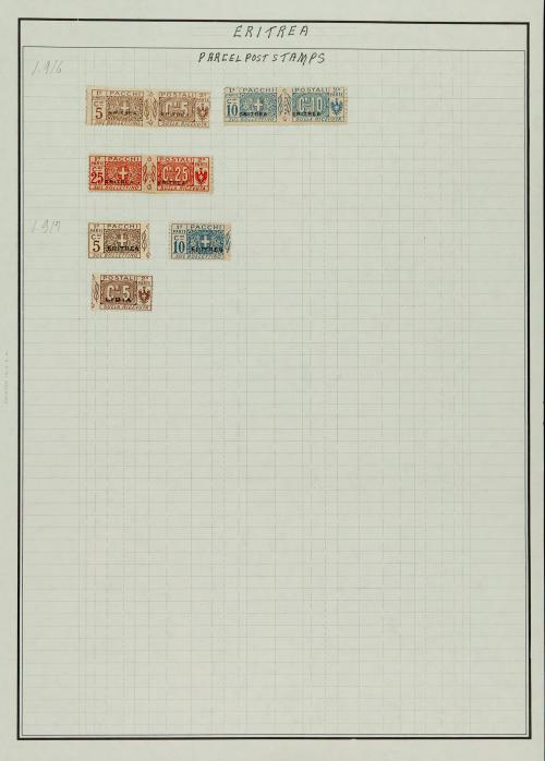 Colonia Eritrea (1892-1936) y República de Estonia (1918-19