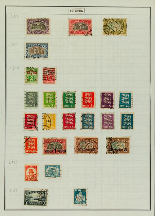 Colonia Eritrea (1892-1936) y República de Estonia (1918-19