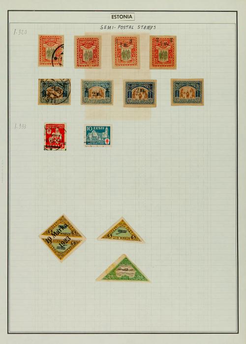 Colonia Eritrea (1892-1936) y República de Estonia (1918-19