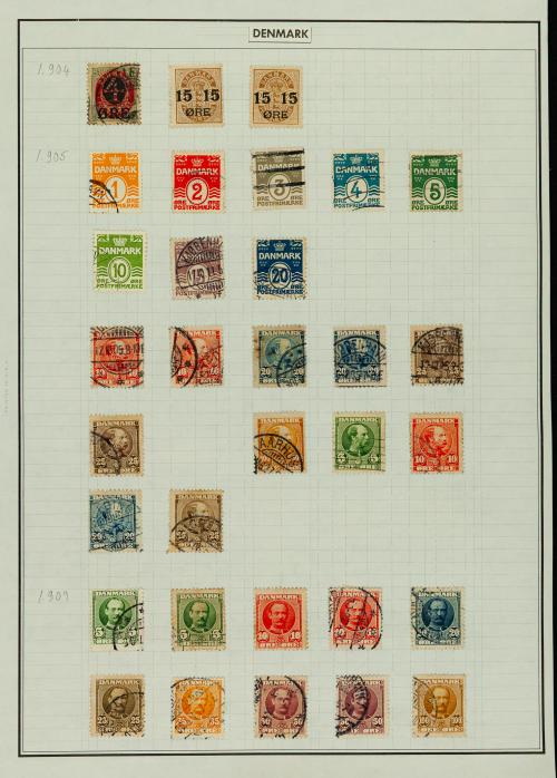 Colección Filatélica de Dinamarca