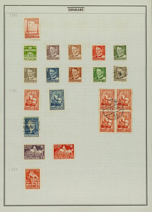 Colección Filatélica de Dinamarca