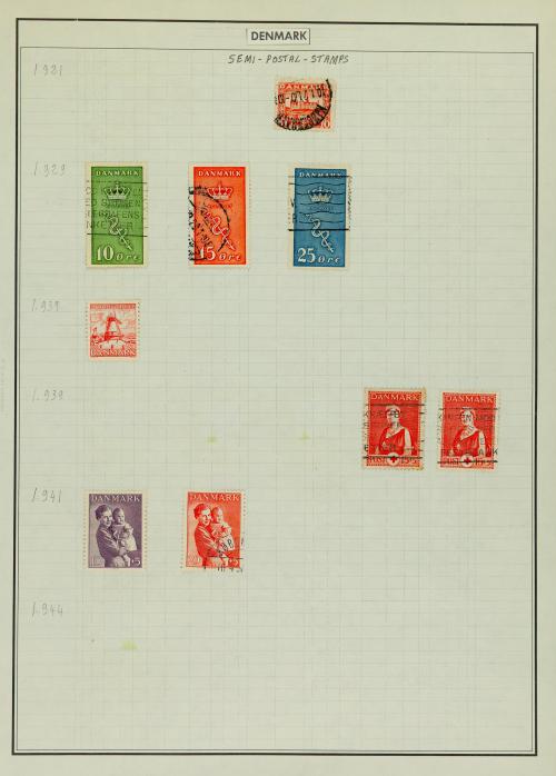 Colección Filatélica de Dinamarca