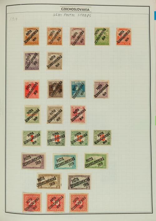 Colección de Checoslovaquia, Bohemia y Moravia