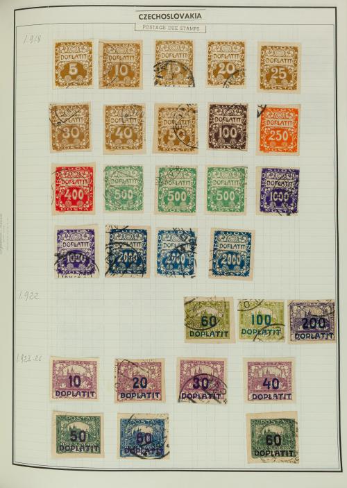 Colección de Checoslovaquia, Bohemia y Moravia