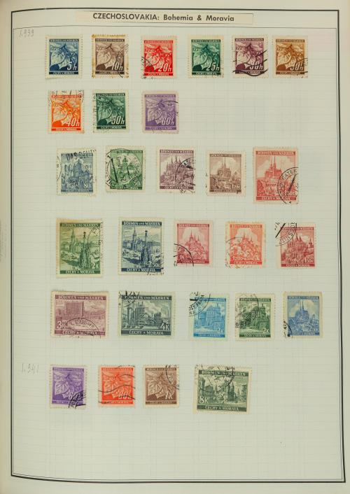 Colección de Checoslovaquia, Bohemia y Moravia