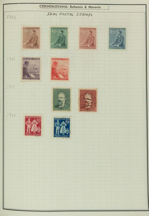 Colección de Checoslovaquia, Bohemia y Moravia