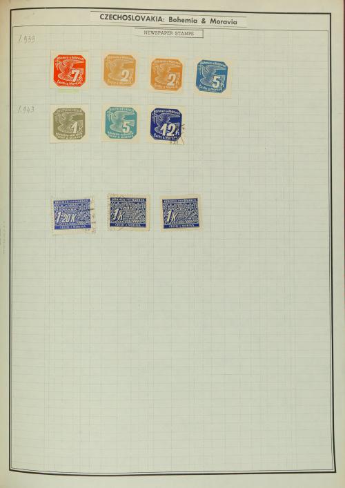 Colección de Checoslovaquia, Bohemia y Moravia