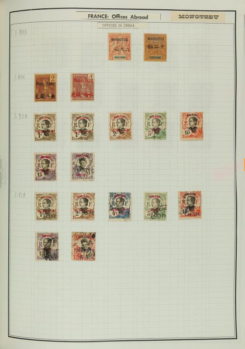 Colección Monumental de Francia, Oficinas y Colonias
